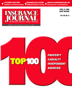 Top 100 Retail Agencies; Medical Professional Liability; Top Performing P/C Insurers: 1Q
